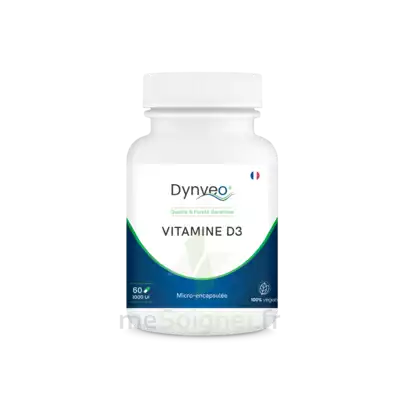 Dynveo Vitamine D3 Végétale Vegan 1000 Ui 60 Gélules à GAP
